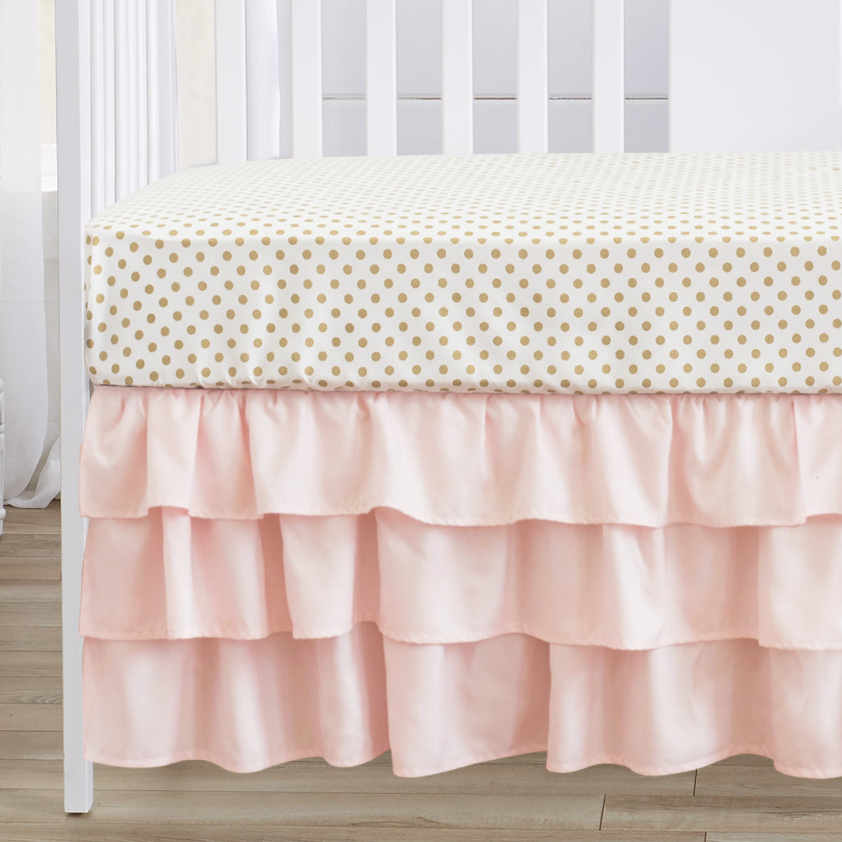 Amelia 4 Piece Bumperless Crib Bedding Collection