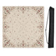 Red Vintage Antique Collection - Floral Print Mahjong Mat for Table - Shipped Rolled