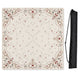 Red Vintage Antique Collection - Floral Print Mahjong Mat for Table - Shipped Rolled