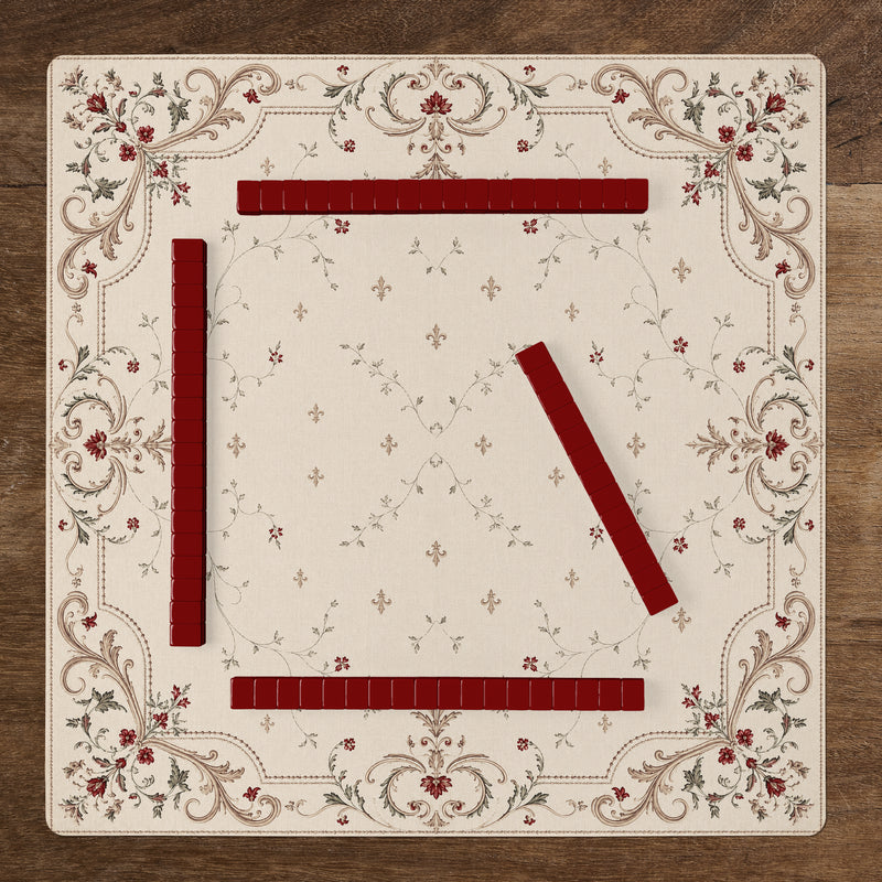 Red Vintage Antique Collection American Mahjong Tile Set (160pc)