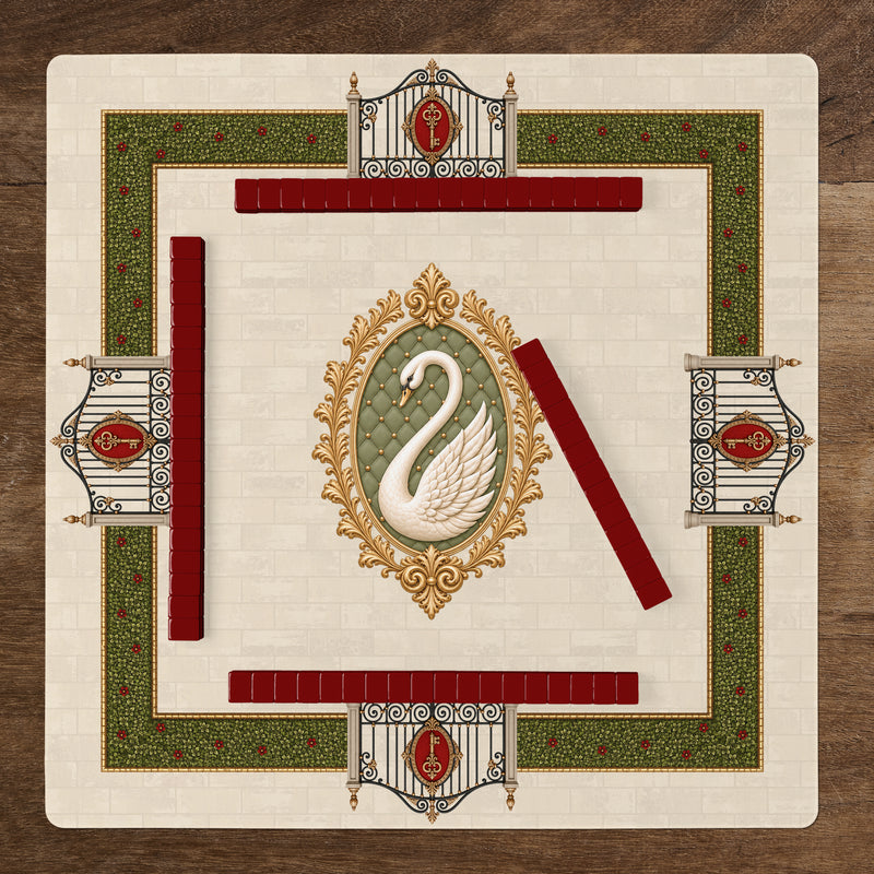 Red Vintage Antique Collection American Mahjong Tile Set (160pc)