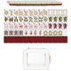 Red Vintage Antique Collection American Mahjong Tile Set (160pc) 1.24in. Layered Acrylic with Paisley Travel Bag - Luxury Pink