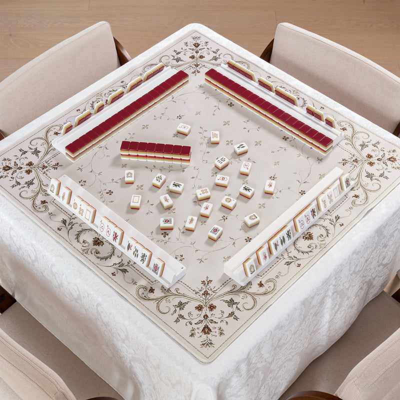 Red Vintage Antique Collection American Mahjong Tile Set (160pc)