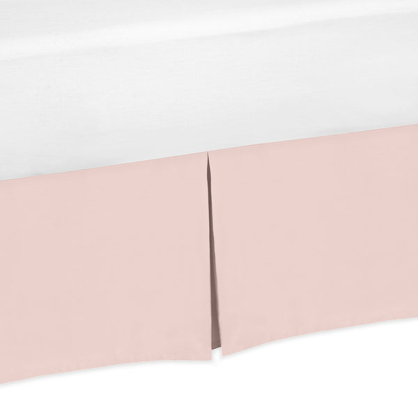 Blush Pink Crib Bed Skirt