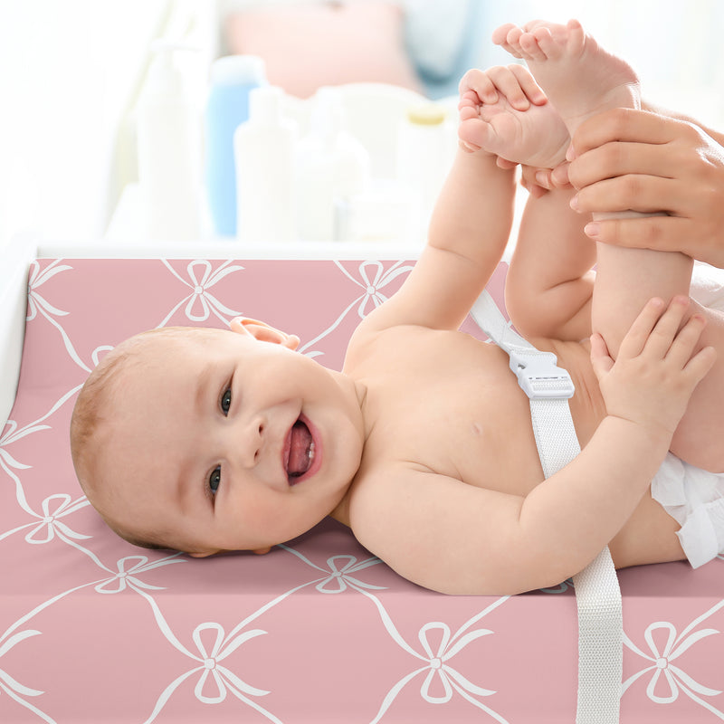 Ballerina and Ballet Bows Collection Changing Pad Cover Sheet
