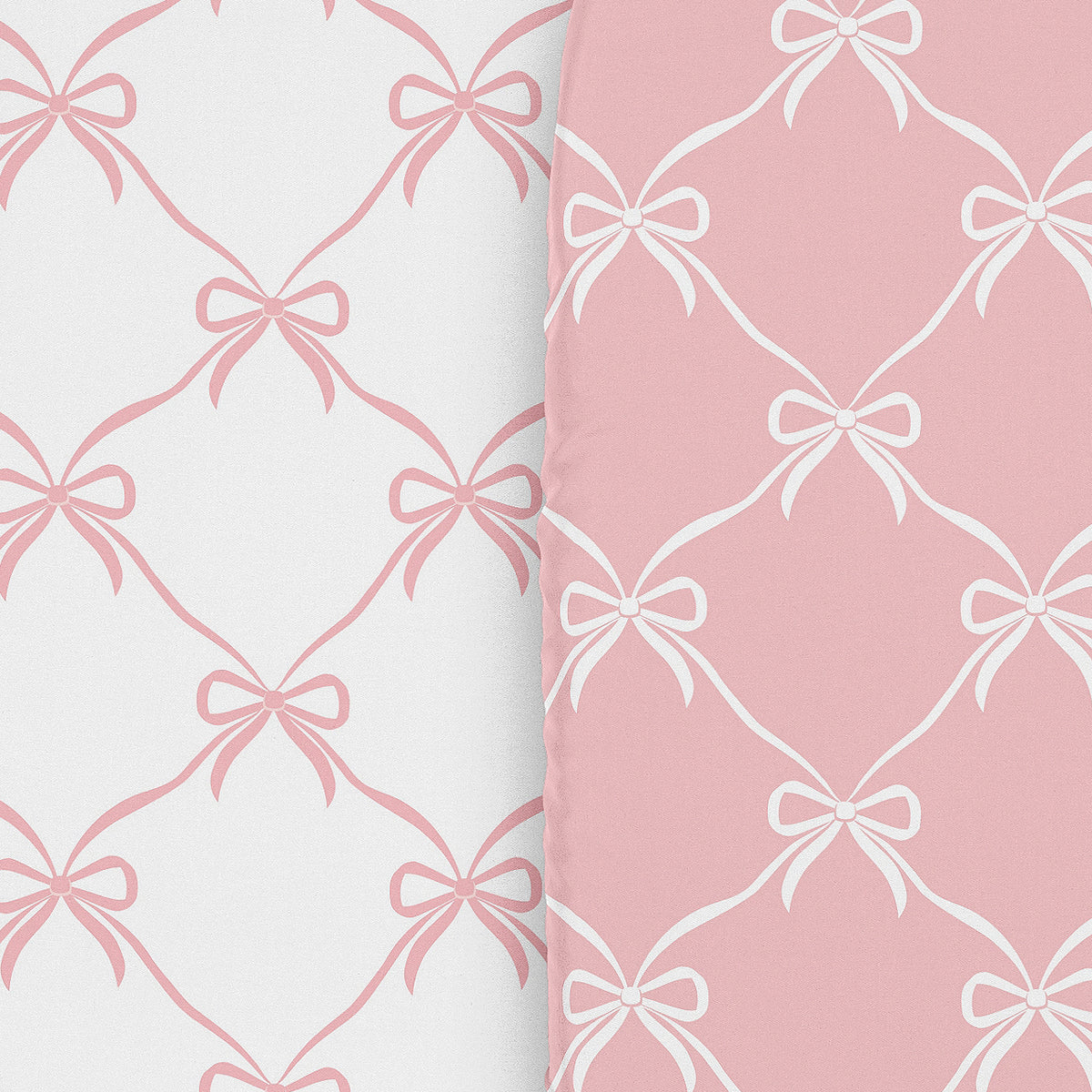 Ballerina and Ballet Bows Collection 2 Pack Baby Bassinet Fitted Sheets