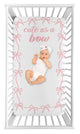 Ballerina and Ballet Bows Collection Photo Op Crib Sheet