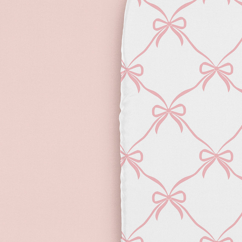 Ballerina and Ballet Bows Collection 2 Pack Baby Bassinet Fitted Sheets