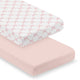 Ballerina and Ballet Bows Collection 100% Cotton Muslin 2 Pack Crib Sheets