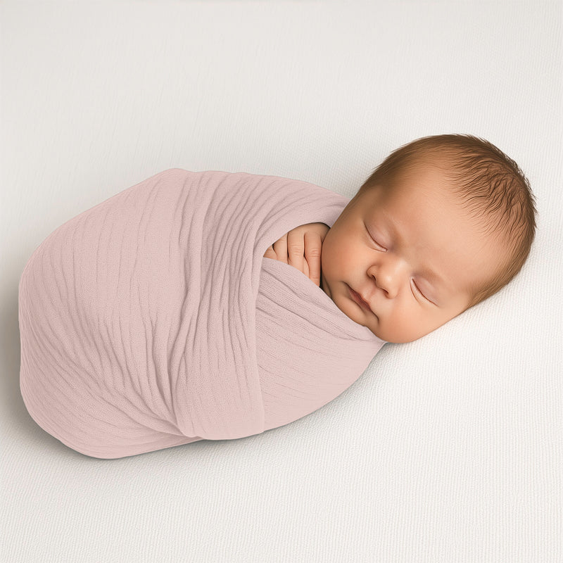 Ballerina and Ballet Bows Collection 2 Pack 100% Cotton Muslin Baby Swaddle Receiving Blankets