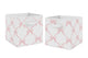 Ballerina and Ballet Bows Collection Foldable Fabric Storage Bins