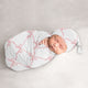 Ballerina and Ballet Bows Collection Baby Cocoon and Beanie Hat - 2 Piece Set