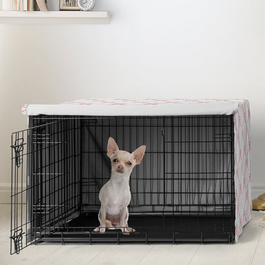 Ballerina and Ballet Bows Collection Dog Crate Kennel Cover 24in.