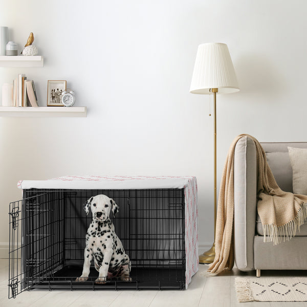 Ballerina and Ballet Bows Collection Dog Crate Kennel Cover 36in. alternate view