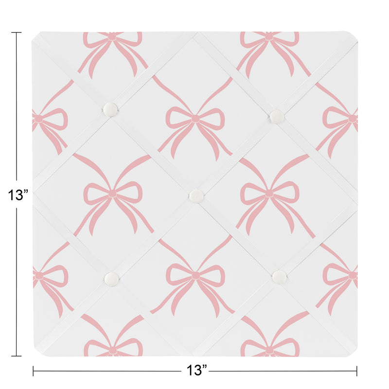 Ballerina and Ballet Bows Collection Fabric Memo Board