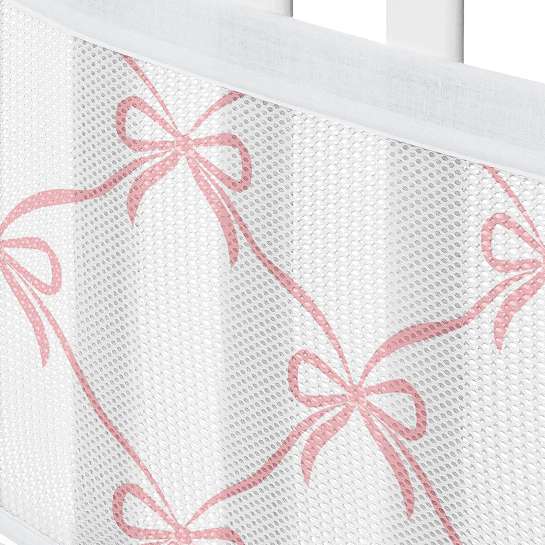 Ballerina and Ballet Bows Collection Sweet Jojo Designs + BreathableBaby Breathable Mesh Crib Liner