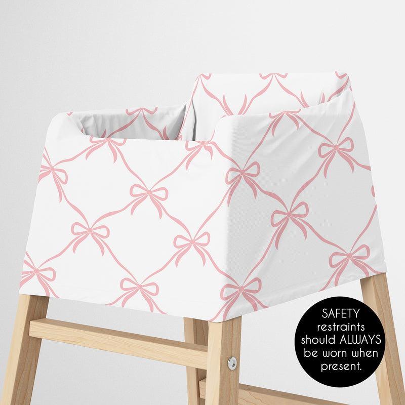 Ballerina and Ballet Bows Collection Multi Use Baby Car Seat and Nursing Cover