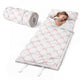 Ballerina and Ballet Bows Collection Lightweight Toddler Nap Mat with Pillow