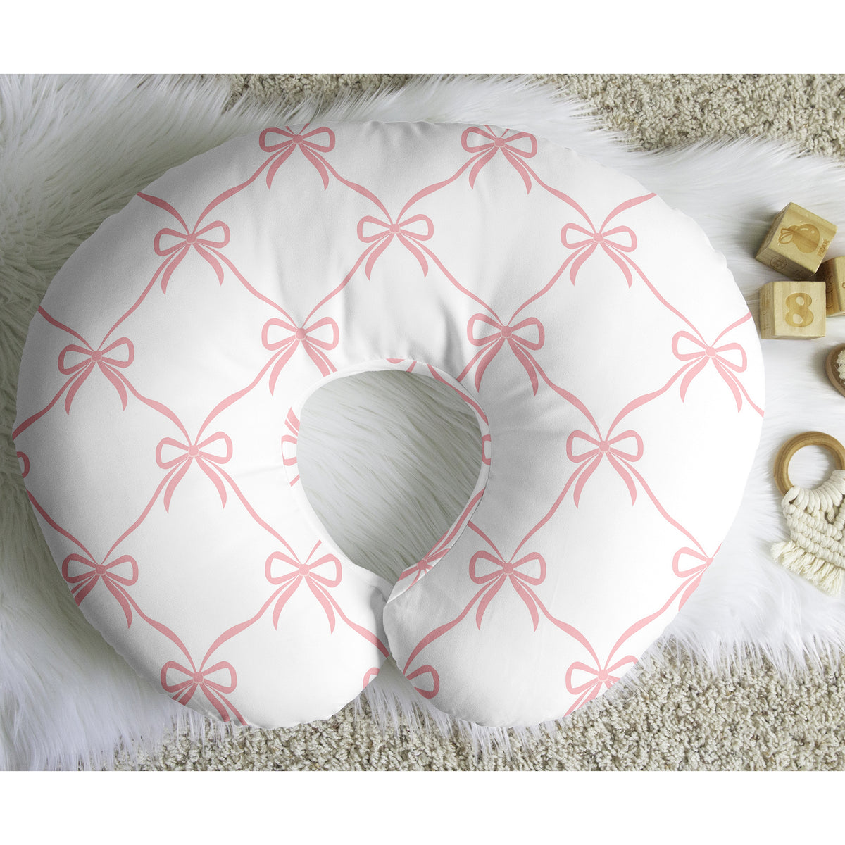 Ballerina and Ballet Bows Collection Nursing Breastfeeding Pillow Cover