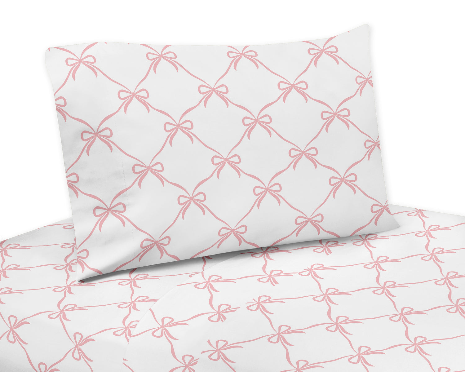 Ballerina and Ballet Bows Collection Queen Sheet Set