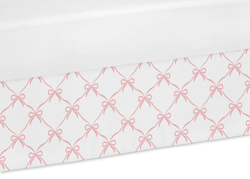 Ballerina and Ballet Bows Collection Queen Bed Skirt