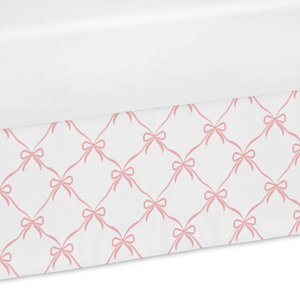 Ballerina and Ballet Bows Collection Queen Bed Skirt