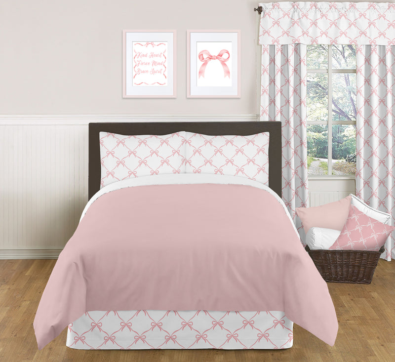 Ballerina and Ballet Bows Collection Queen Bed Skirt