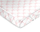 Ballerina and Ballet Bows Collection Satin Fitted Crib Sheet