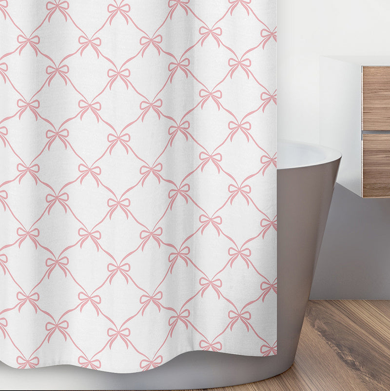 Ballerina and Ballet Bows Collection Shower Curtain