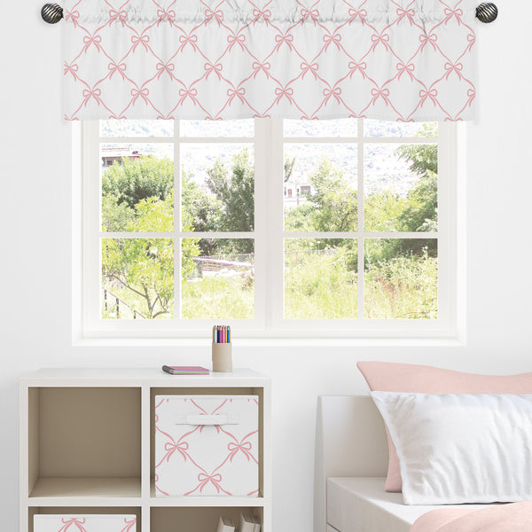 Ballerina and Ballet Bows Collection Window Valance alternate view