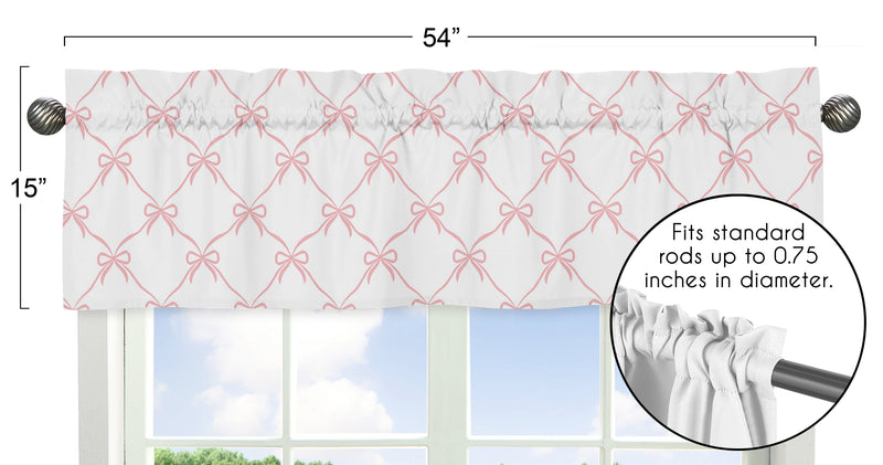 Ballerina and Ballet Bows Collection Window Valance