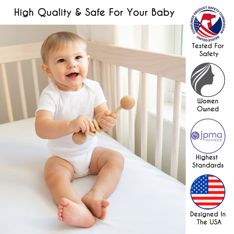 Baseball Patch Collection 11 Piece Bumperless Crib Bedding