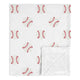 Baseball Patch Collection Baby Blanket