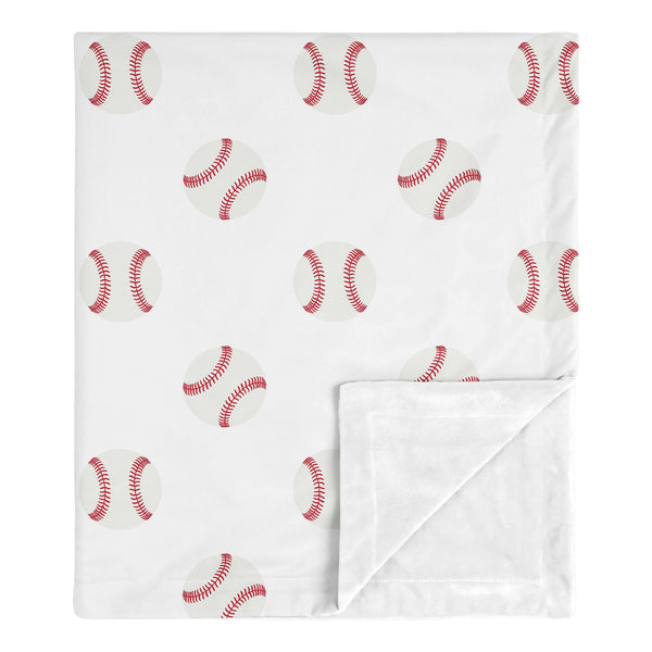 Baseball Patch Collection Baby Blanket