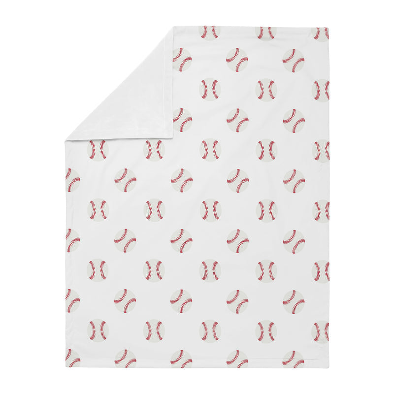 Baseball Patch Collection Baby Blanket
