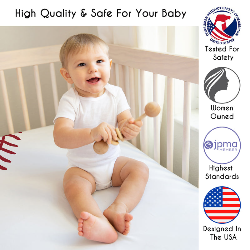 Baseball Patch Collection Photo Op Crib Sheet