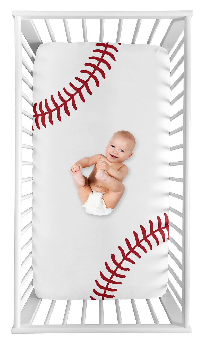 Baseball Patch Collection Photo Op Crib Sheet