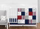 Baseball Patch Collection 11 Piece Bumperless Crib Bedding