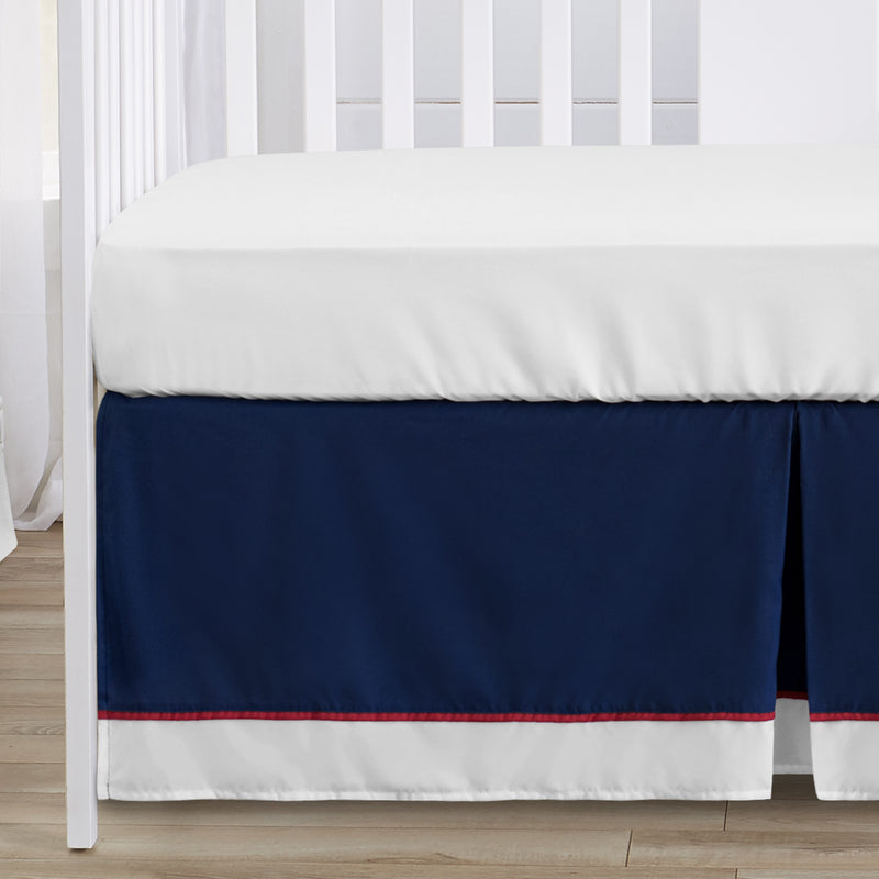 Baseball Patch Collection 4 Piece Bumperless Crib Bedding