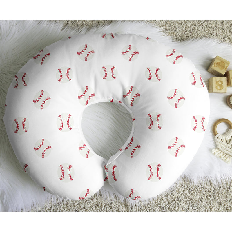 Baseball Patch Collection Nursing Breastfeeding Pillow Cover