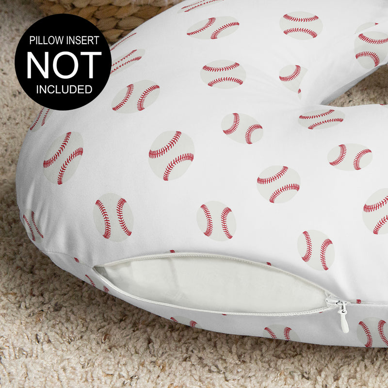 Baseball Patch Collection Nursing Breastfeeding Pillow Cover