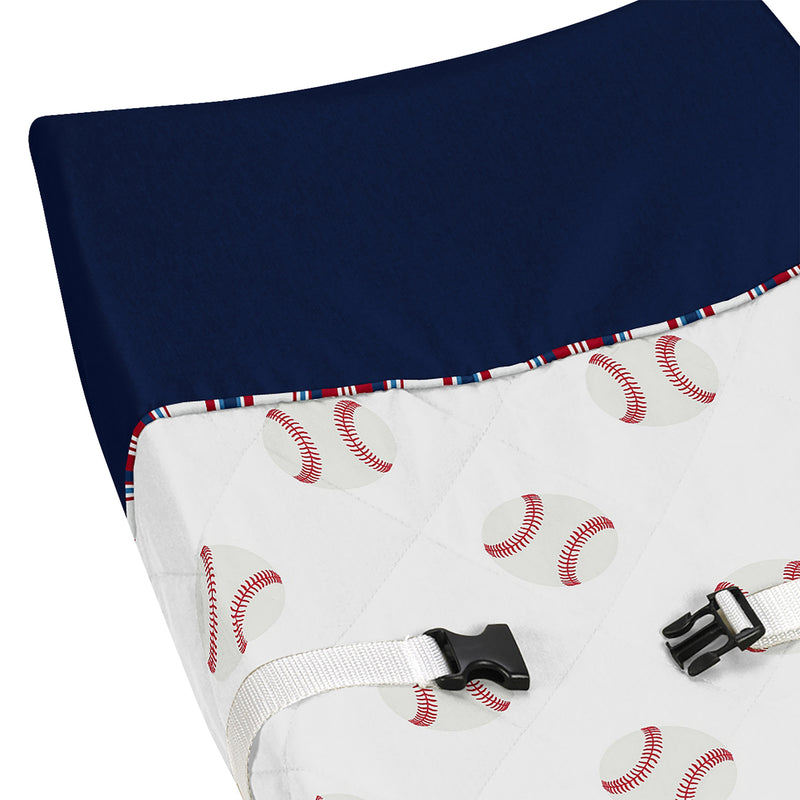 Baseball Patch Collection Changing Pad Cover