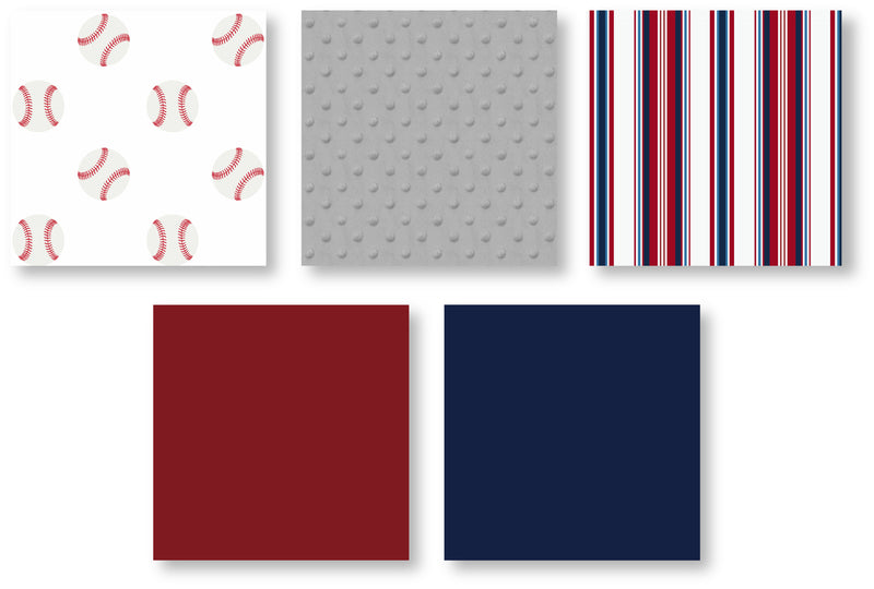 Baseball Patch Collection Full/Queen Bedding