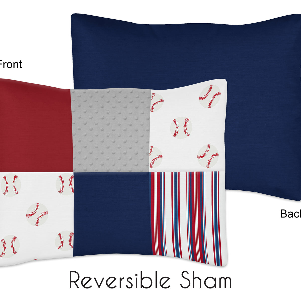 Baseball Patch Collection Toddler Bedding
