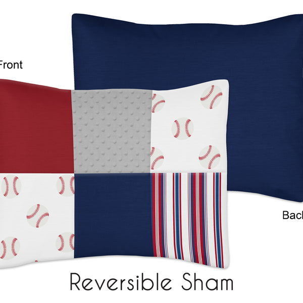 Baseball Patch Collection Toddler Bedding alternate view