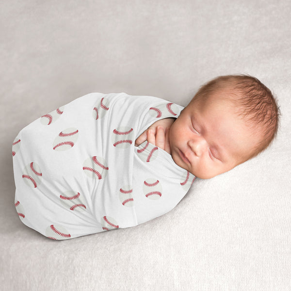 Baseball Patch Collection Baby Swaddle Blanket