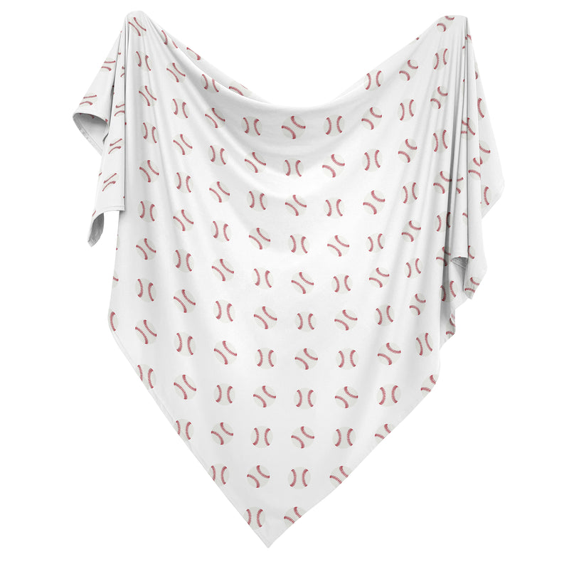 Baseball Patch Collection Baby Swaddle Blanket