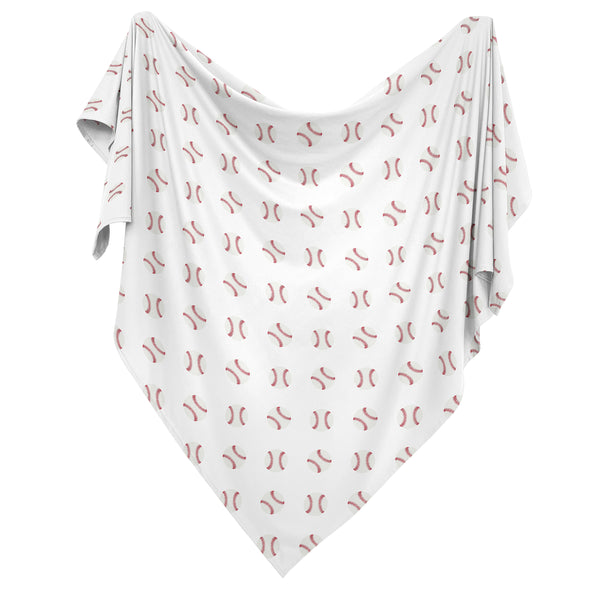 Baseball Patch Collection Baby Swaddle Blanket alternate view