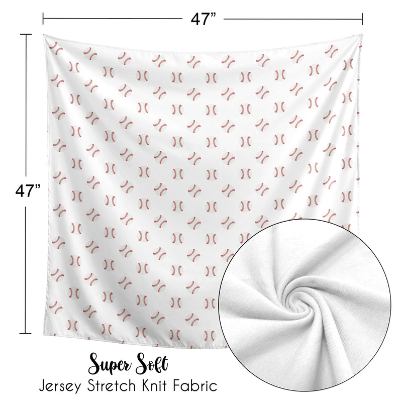 Baseball Patch Collection Baby Swaddle Blanket