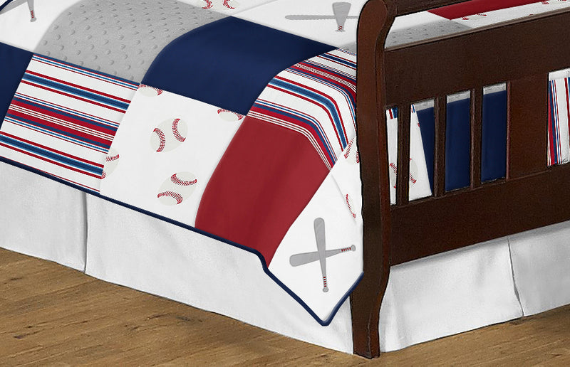 Baseball Patch Collection Toddler Bedding